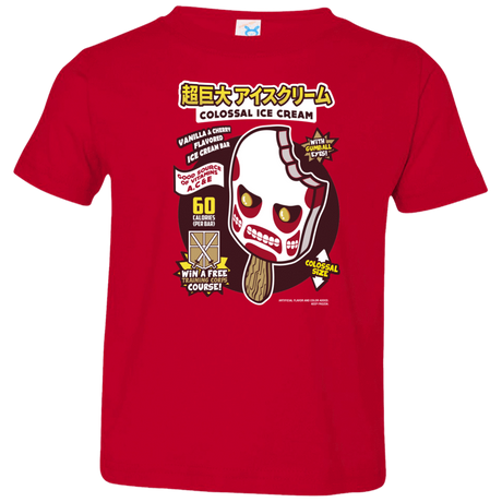 T-Shirts Red / 2T Colossal Ice Cream Toddler Premium T-Shirt