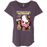 T-Shirts Vintage Purple / X-Small Colossal Ice Cream Triblend Dolman Sleeve