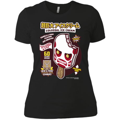 T-Shirts Black / X-Small Colossal Ice Cream Women's Premium T-Shirt