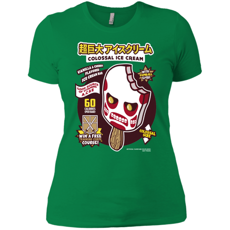T-Shirts Kelly Green / X-Small Colossal Ice Cream Women's Premium T-Shirt