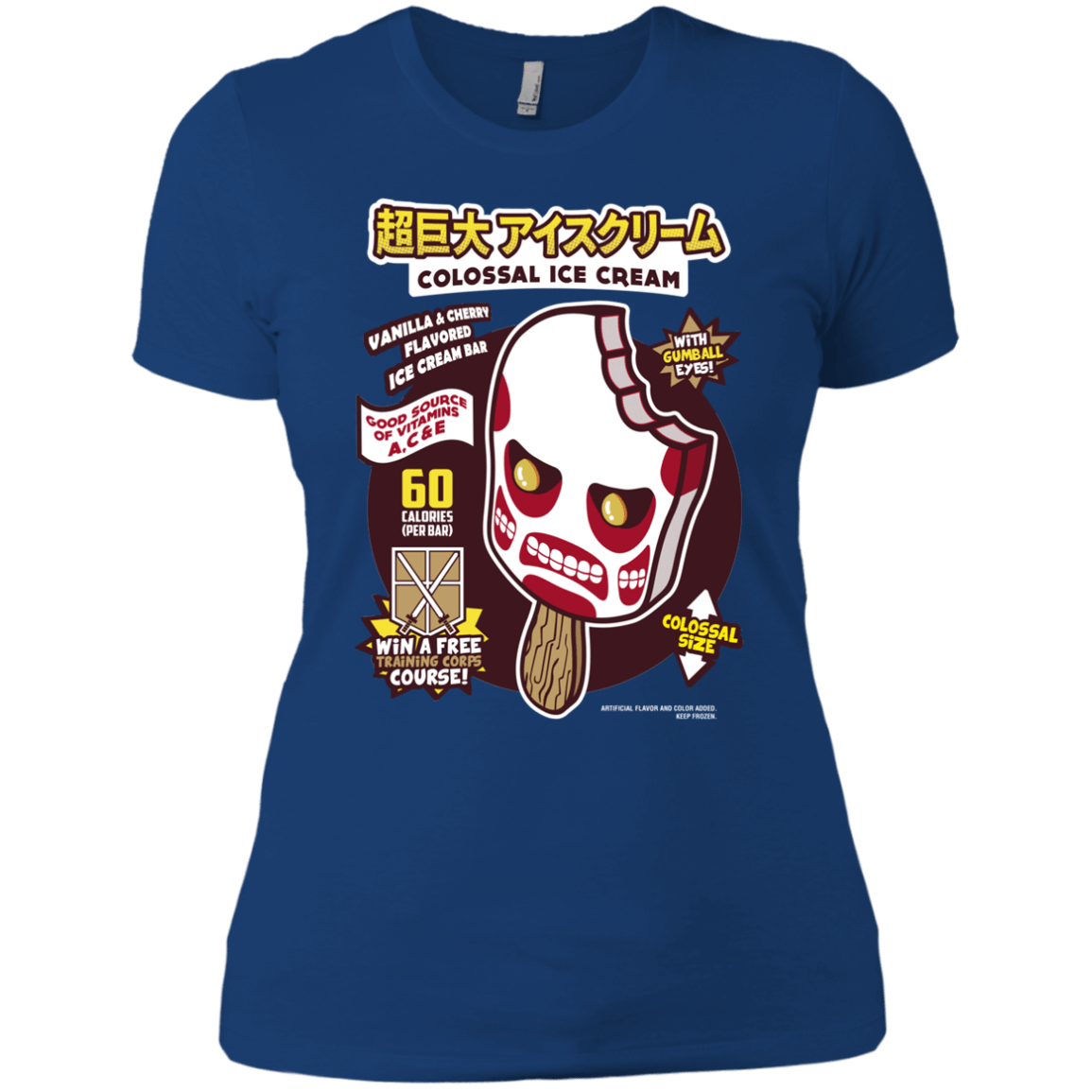 T-Shirts Royal / X-Small Colossal Ice Cream Women's Premium T-Shirt