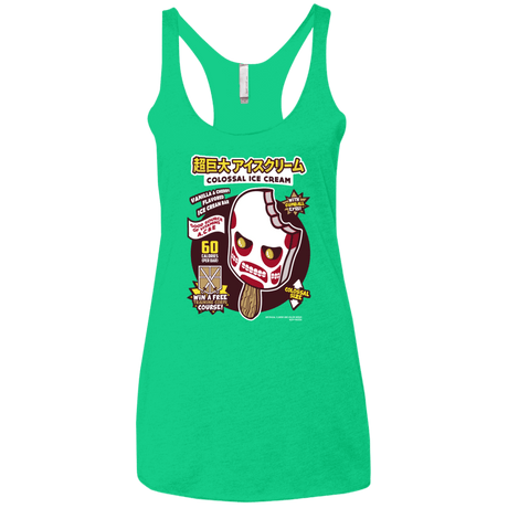 T-Shirts Envy / X-Small Colossal Ice Cream Women's Triblend Racerback Tank
