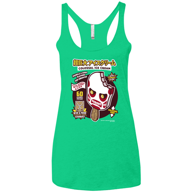 T-Shirts Envy / X-Small Colossal Ice Cream Women's Triblend Racerback Tank