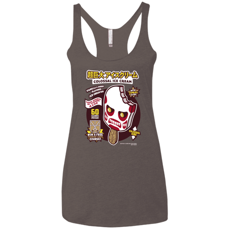 T-Shirts Macchiato / X-Small Colossal Ice Cream Women's Triblend Racerback Tank
