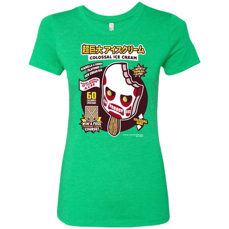 T-Shirts Envy / S Colossal Ice Cream Women's Triblend T-Shirt