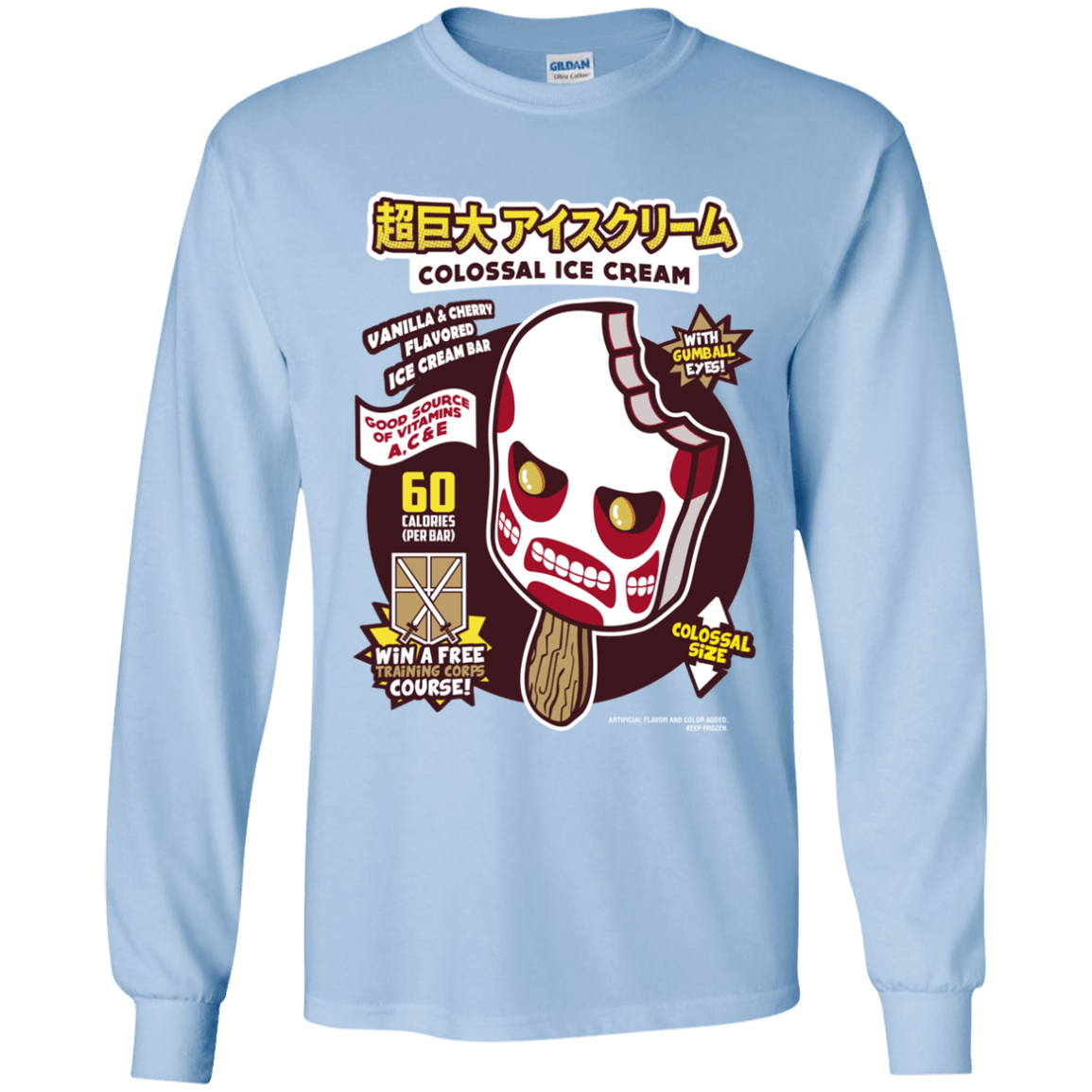 Colossal Ice Cream Youth Long Sleeve T-Shirt