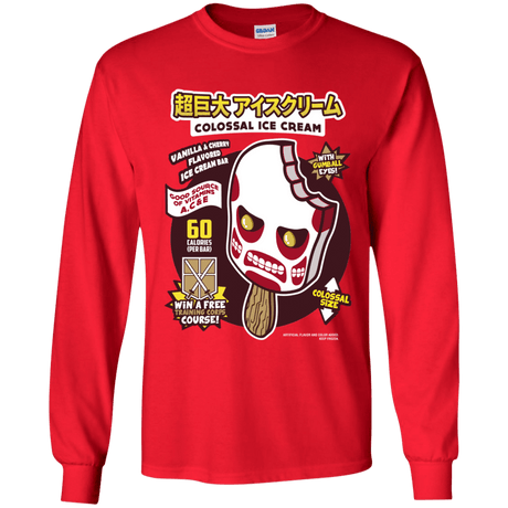 T-Shirts Red / YS Colossal Ice Cream Youth Long Sleeve T-Shirt