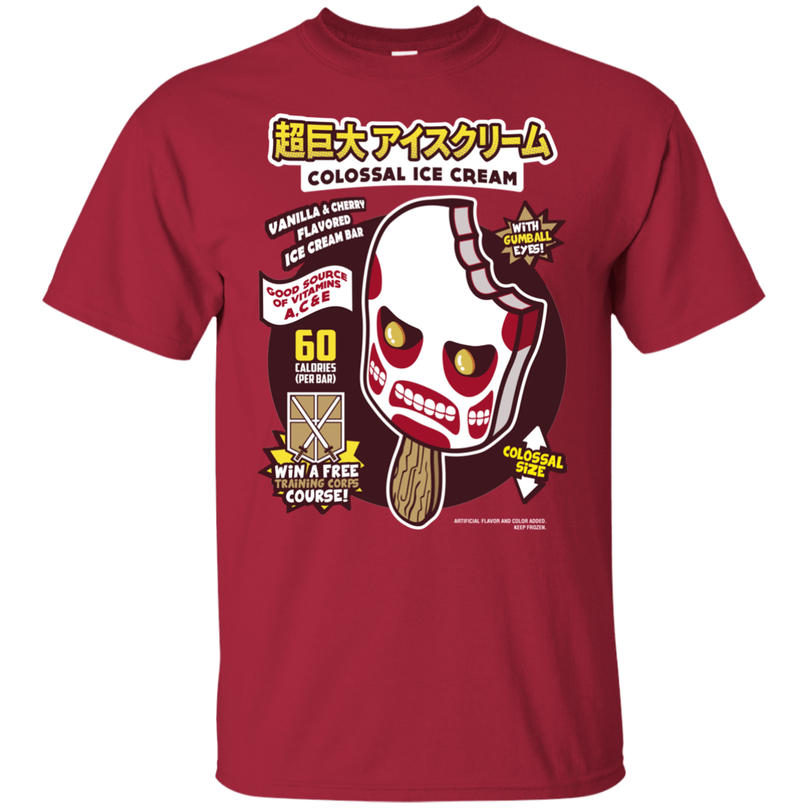 T-Shirts Cardinal / YXS Colossal Ice Cream Youth T-Shirt