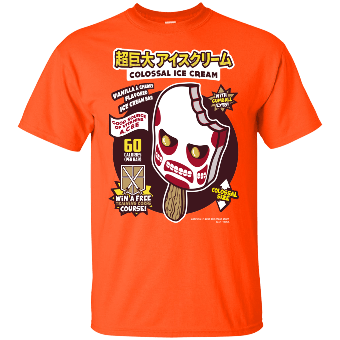 T-Shirts Orange / YXS Colossal Ice Cream Youth T-Shirt