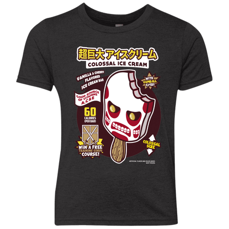 T-Shirts Vintage Black / YXS Colossal Ice Cream Youth Triblend T-Shirt