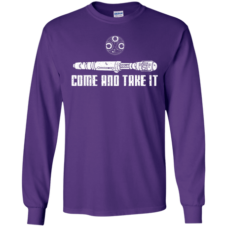 T-Shirts Purple / S Come and Take it Men's Long Sleeve T-Shirt