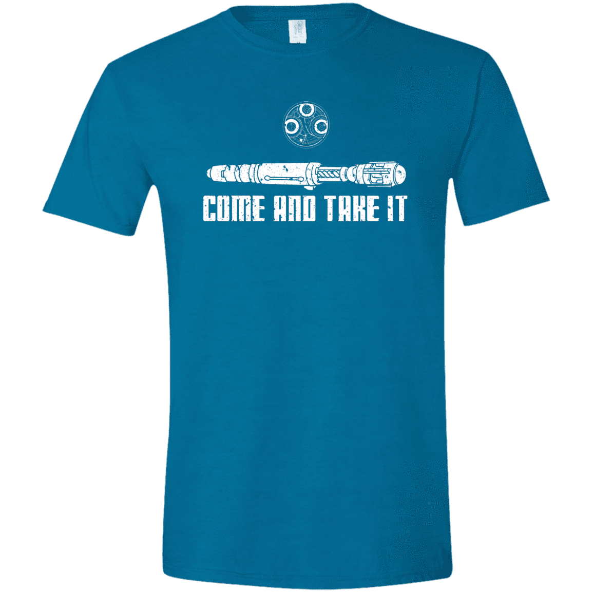 T-Shirts Antique Sapphire / S Come and Take it Men's Semi-Fitted Softstyle
