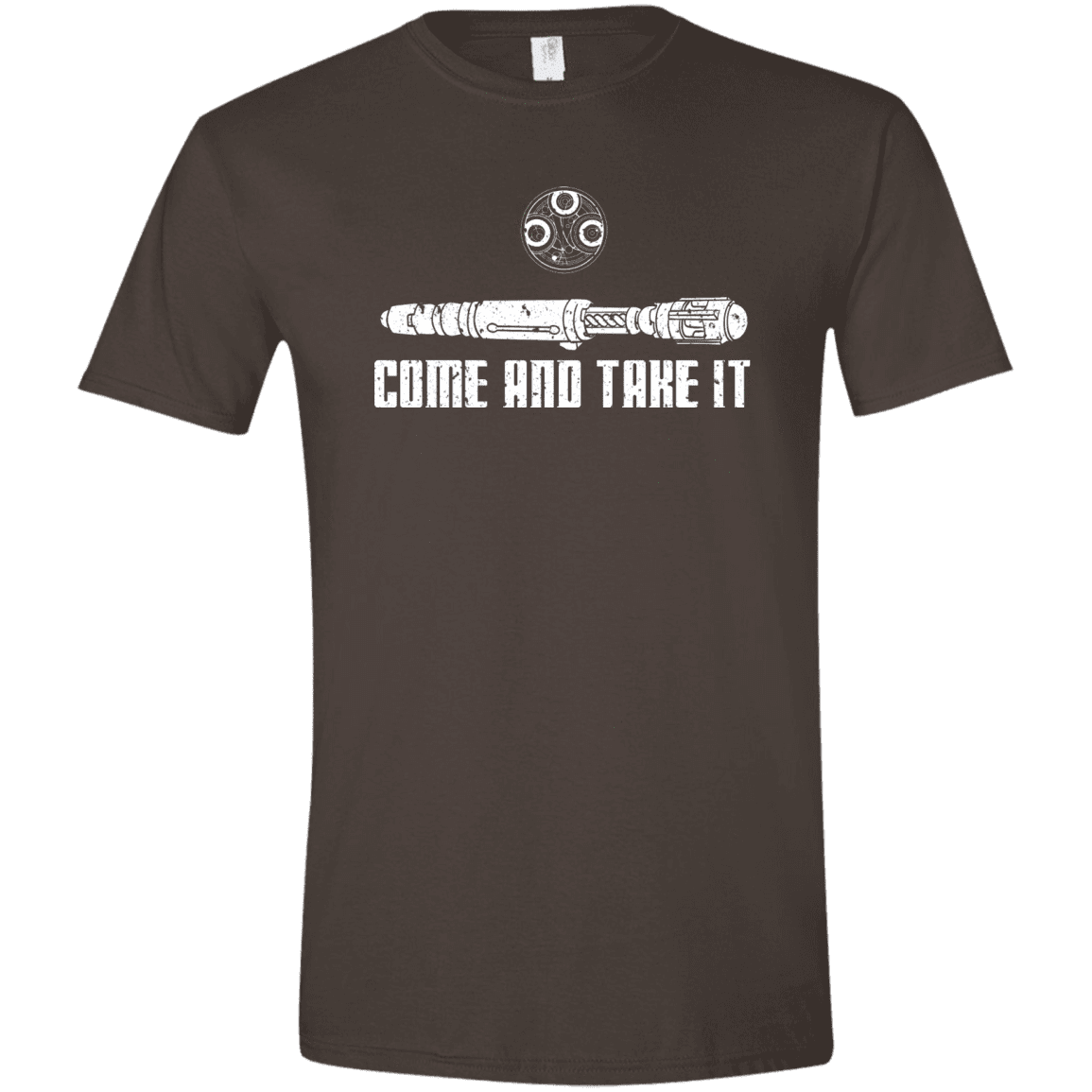 T-Shirts Dark Chocolate / S Come and Take it Men's Semi-Fitted Softstyle
