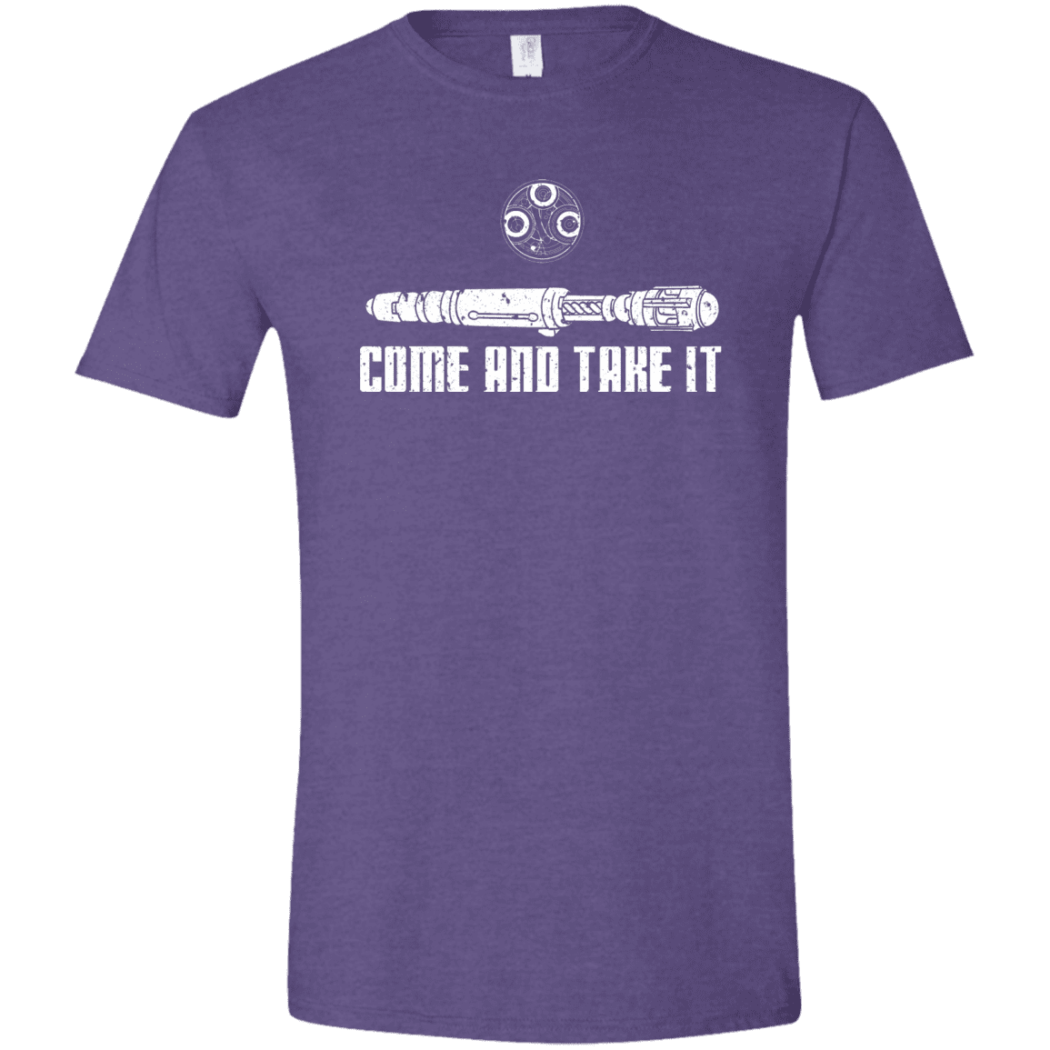 T-Shirts Heather Purple / S Come and Take it Men's Semi-Fitted Softstyle