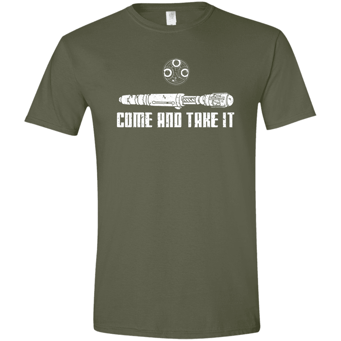 T-Shirts Military Green / S Come and Take it Men's Semi-Fitted Softstyle