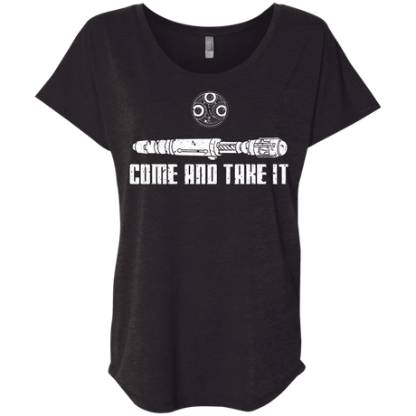 T-Shirts Vintage Black / X-Small Come and Take it Triblend Dolman Sleeve