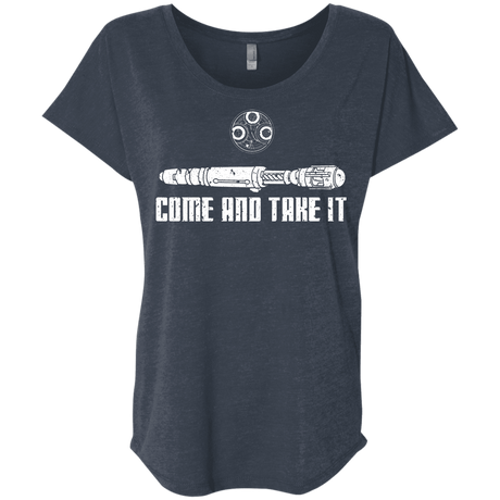 T-Shirts Vintage Navy / X-Small Come and Take it Triblend Dolman Sleeve