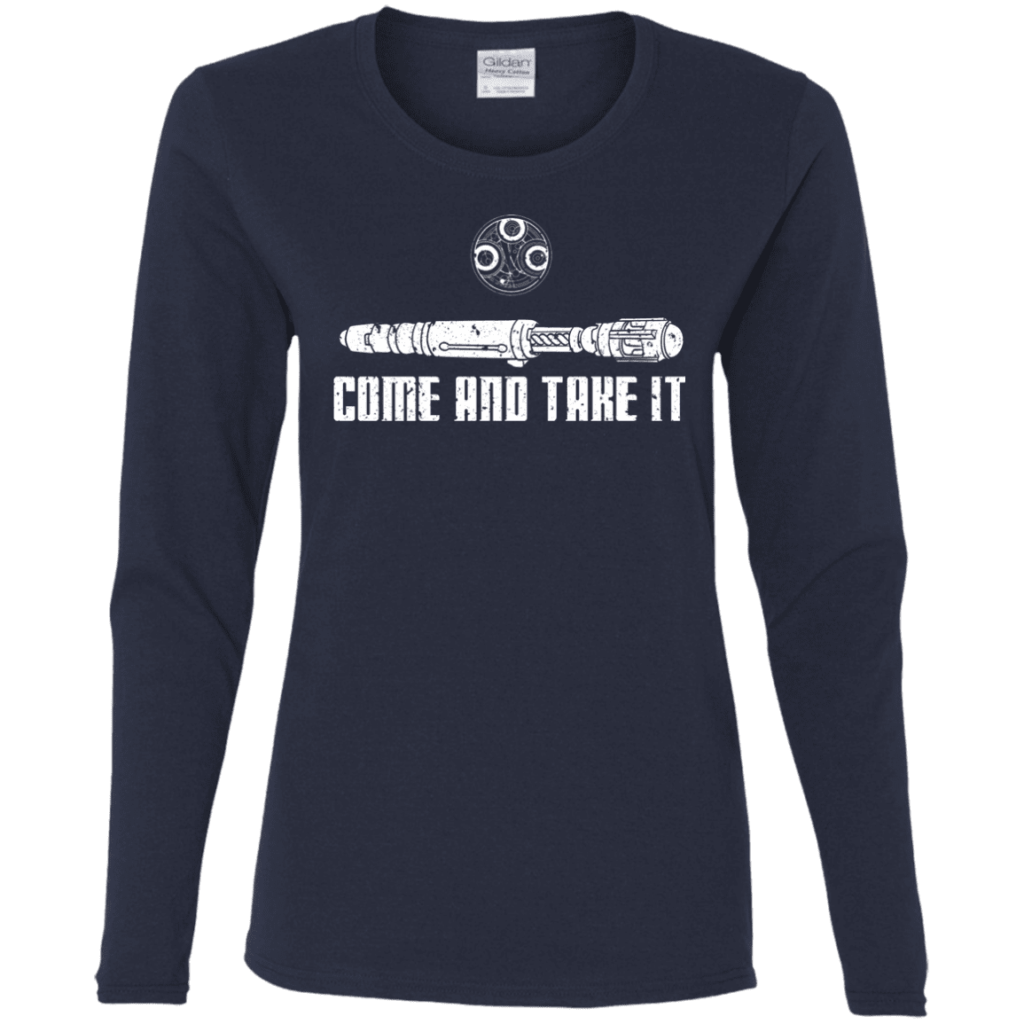 T-Shirts Navy / S Come and Take it Women's Long Sleeve T-Shirt