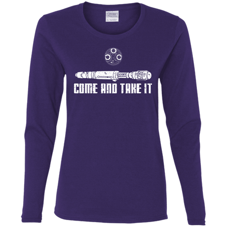 T-Shirts Purple / S Come and Take it Women's Long Sleeve T-Shirt