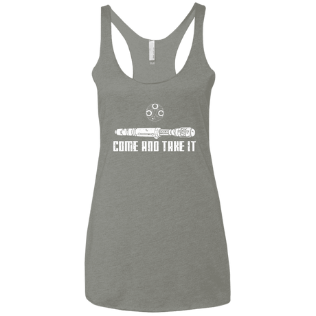 T-Shirts Venetian Grey / X-Small Come and Take it Women's Triblend Racerback Tank