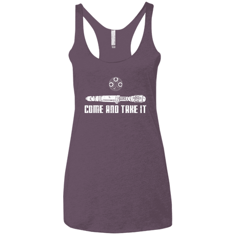 T-Shirts Vintage Purple / X-Small Come and Take it Women's Triblend Racerback Tank
