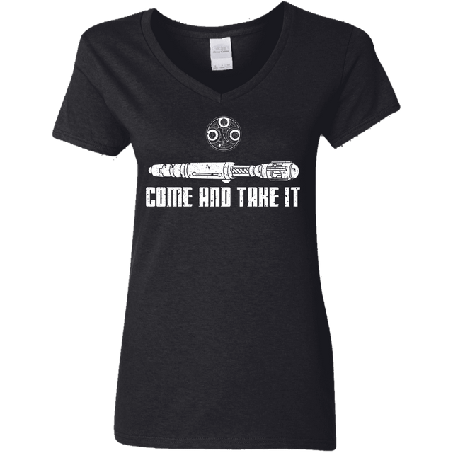 T-Shirts Black / S Come and Take it Women's V-Neck T-Shirt