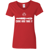 T-Shirts Red / S Come and Take it Women's V-Neck T-Shirt