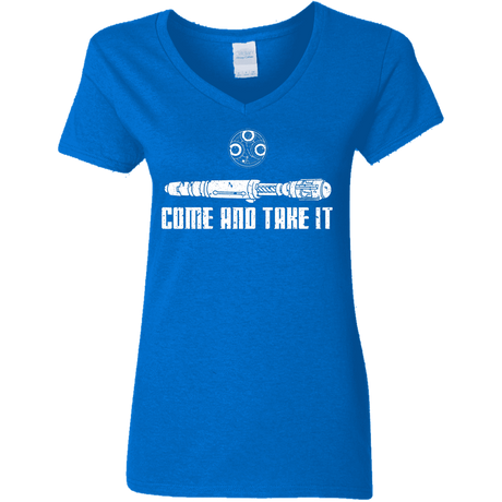 T-Shirts Royal / S Come and Take it Women's V-Neck T-Shirt