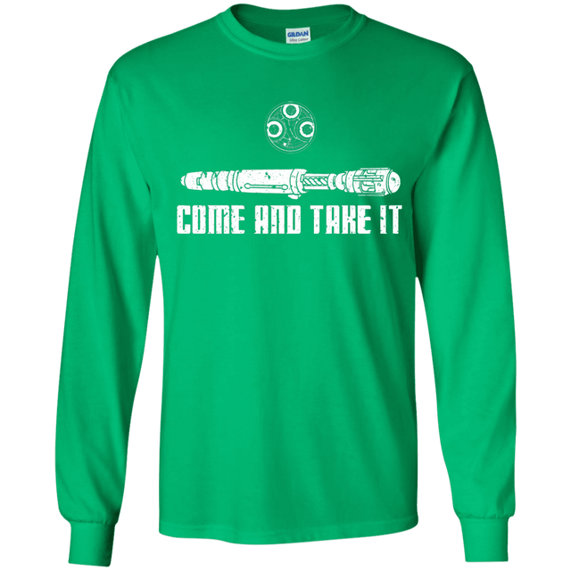 T-Shirts Irish Green / YS Come and Take it Youth Long Sleeve T-Shirt