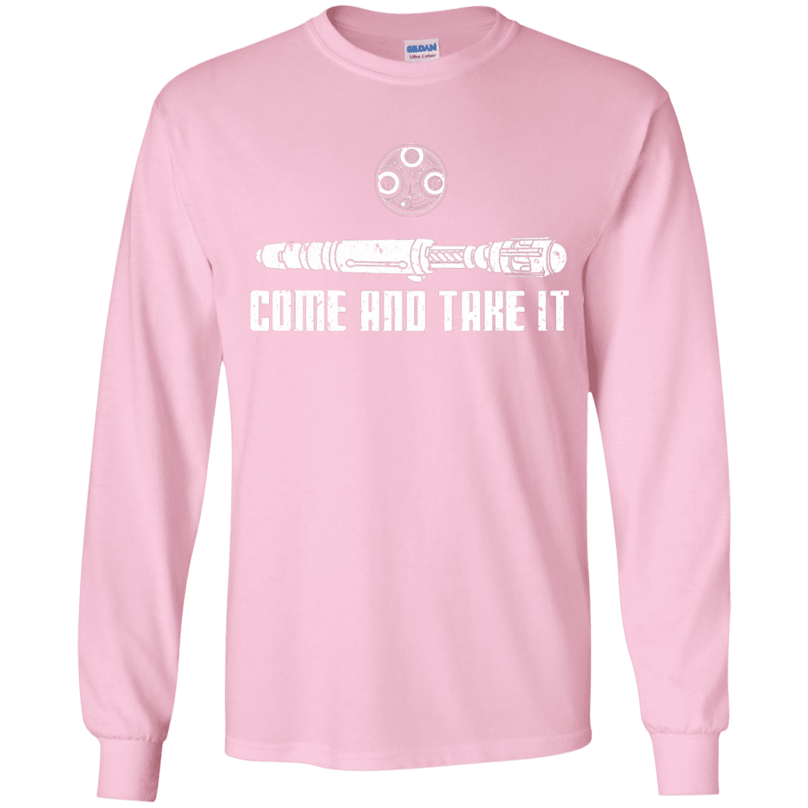 T-Shirts Light Pink / YS Come and Take it Youth Long Sleeve T-Shirt