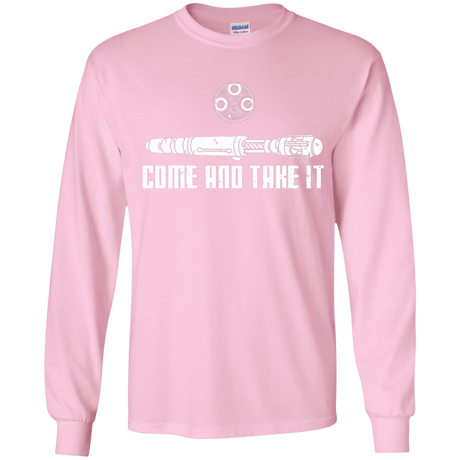 T-Shirts Light Pink / YS Come and Take it Youth Long Sleeve T-Shirt