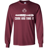 T-Shirts Maroon / YS Come and Take it Youth Long Sleeve T-Shirt