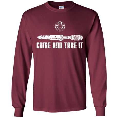 T-Shirts Maroon / YS Come and Take it Youth Long Sleeve T-Shirt