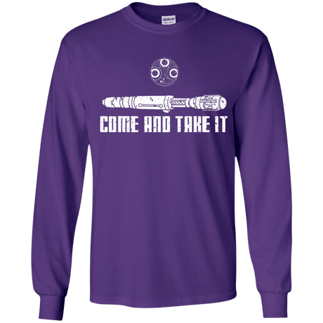T-Shirts Purple / YS Come and Take it Youth Long Sleeve T-Shirt