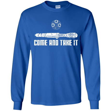 T-Shirts Royal / YS Come and Take it Youth Long Sleeve T-Shirt