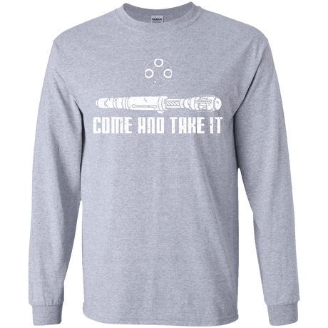 T-Shirts Sport Grey / YS Come and Take it Youth Long Sleeve T-Shirt
