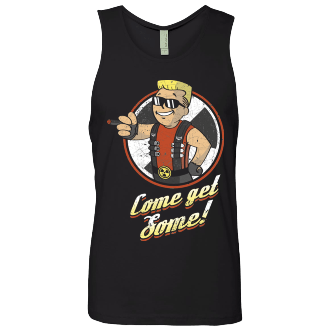 T-Shirts Black / Small Come Get Some Men's Premium Tank Top