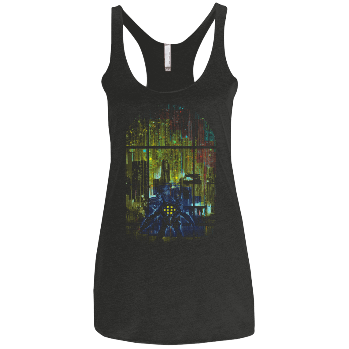 Come to Daddy Women's Triblend Racerback Tank