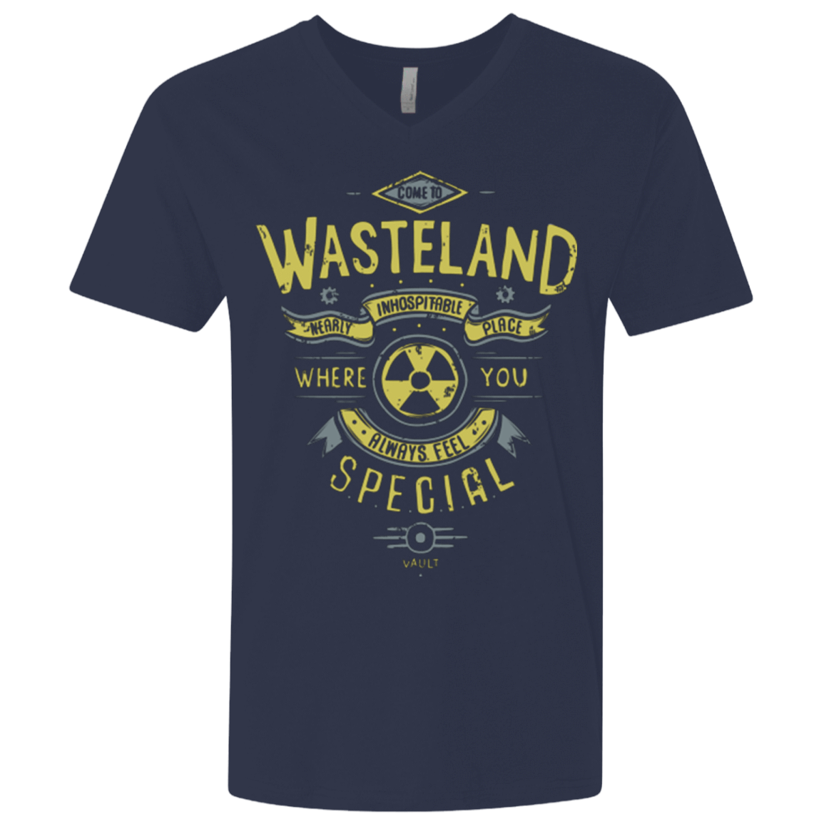 T-Shirts Midnight Navy / X-Small Come to wasteland Men's Premium V-Neck