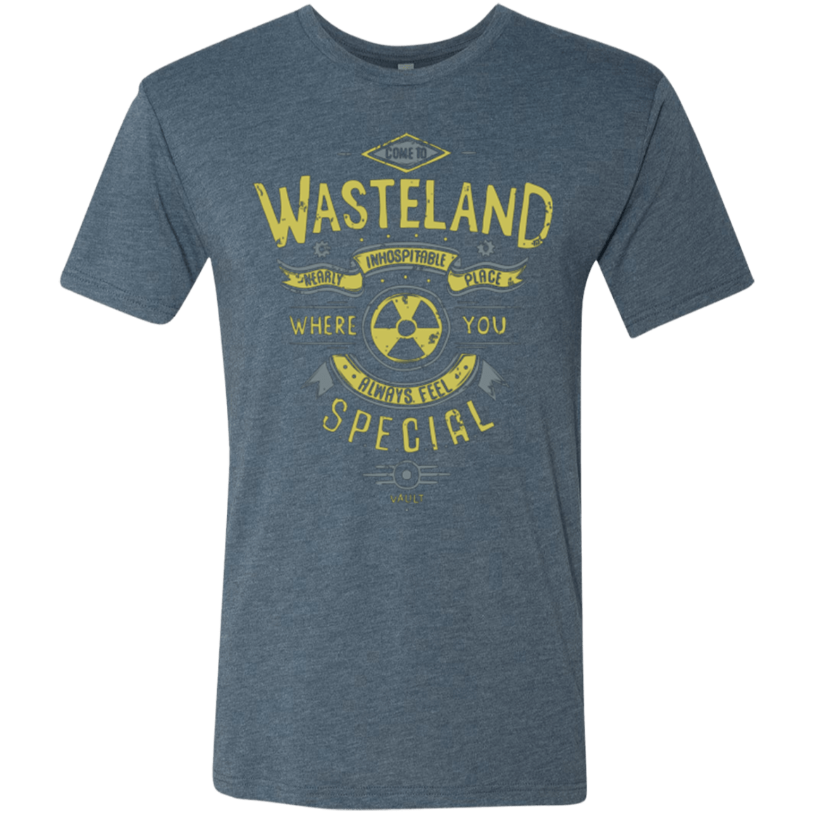 T-Shirts Indigo / Small Come to wasteland Men's Triblend T-Shirt