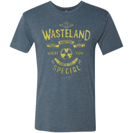 T-Shirts Indigo / Small Come to wasteland Men's Triblend T-Shirt