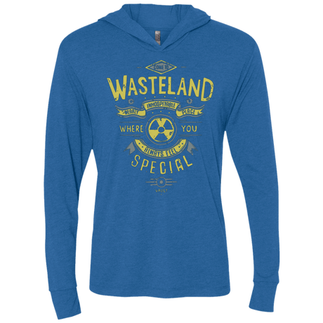 T-Shirts Vintage Royal / X-Small Come to wasteland Triblend Long Sleeve Hoodie Tee