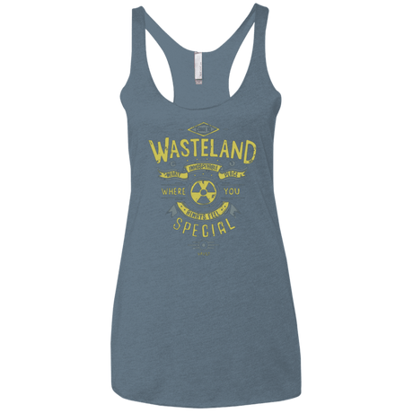 T-Shirts Indigo / X-Small Come to wasteland Women's Triblend Racerback Tank