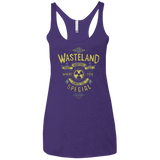 T-Shirts Purple / X-Small Come to wasteland Women's Triblend Racerback Tank