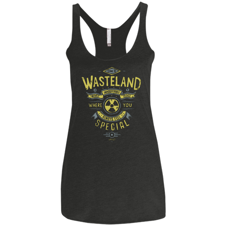T-Shirts Vintage Black / X-Small Come to wasteland Women's Triblend Racerback Tank