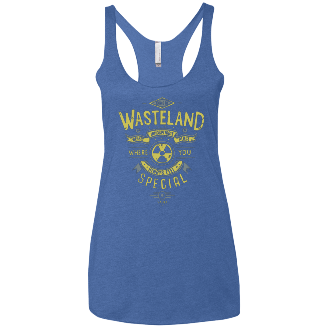 T-Shirts Vintage Royal / X-Small Come to wasteland Women's Triblend Racerback Tank