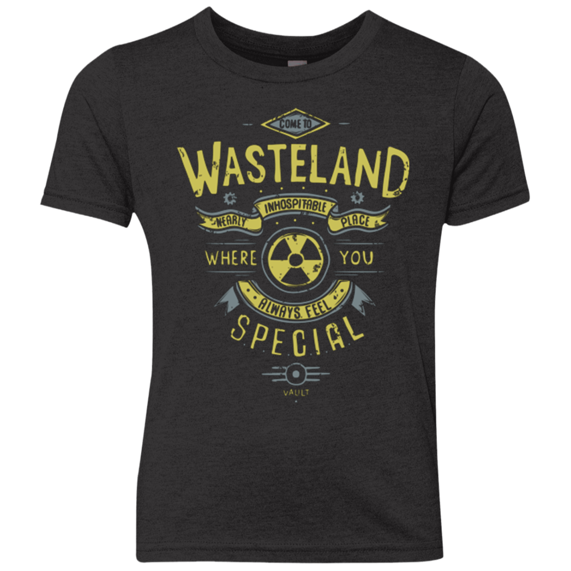 T-Shirts Vintage Black / YXS Come to wasteland Youth Triblend T-Shirt