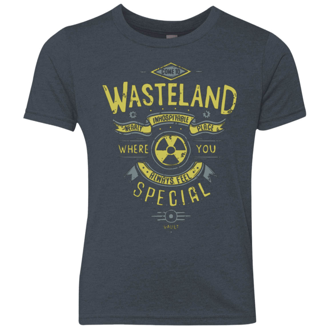 T-Shirts Vintage Navy / YXS Come to wasteland Youth Triblend T-Shirt