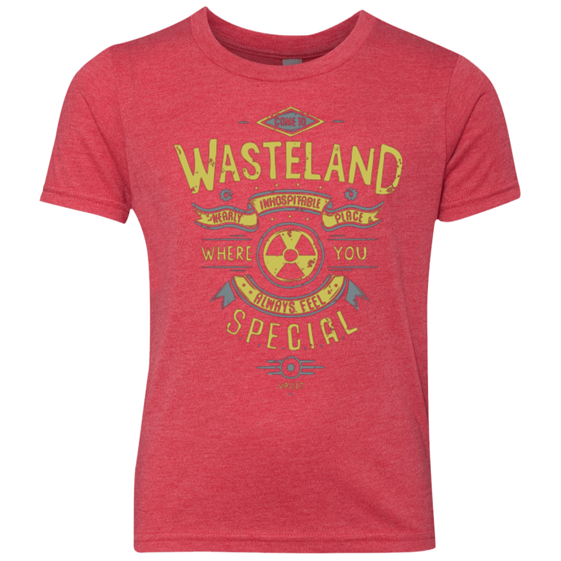 T-Shirts Vintage Red / YXS Come to wasteland Youth Triblend T-Shirt