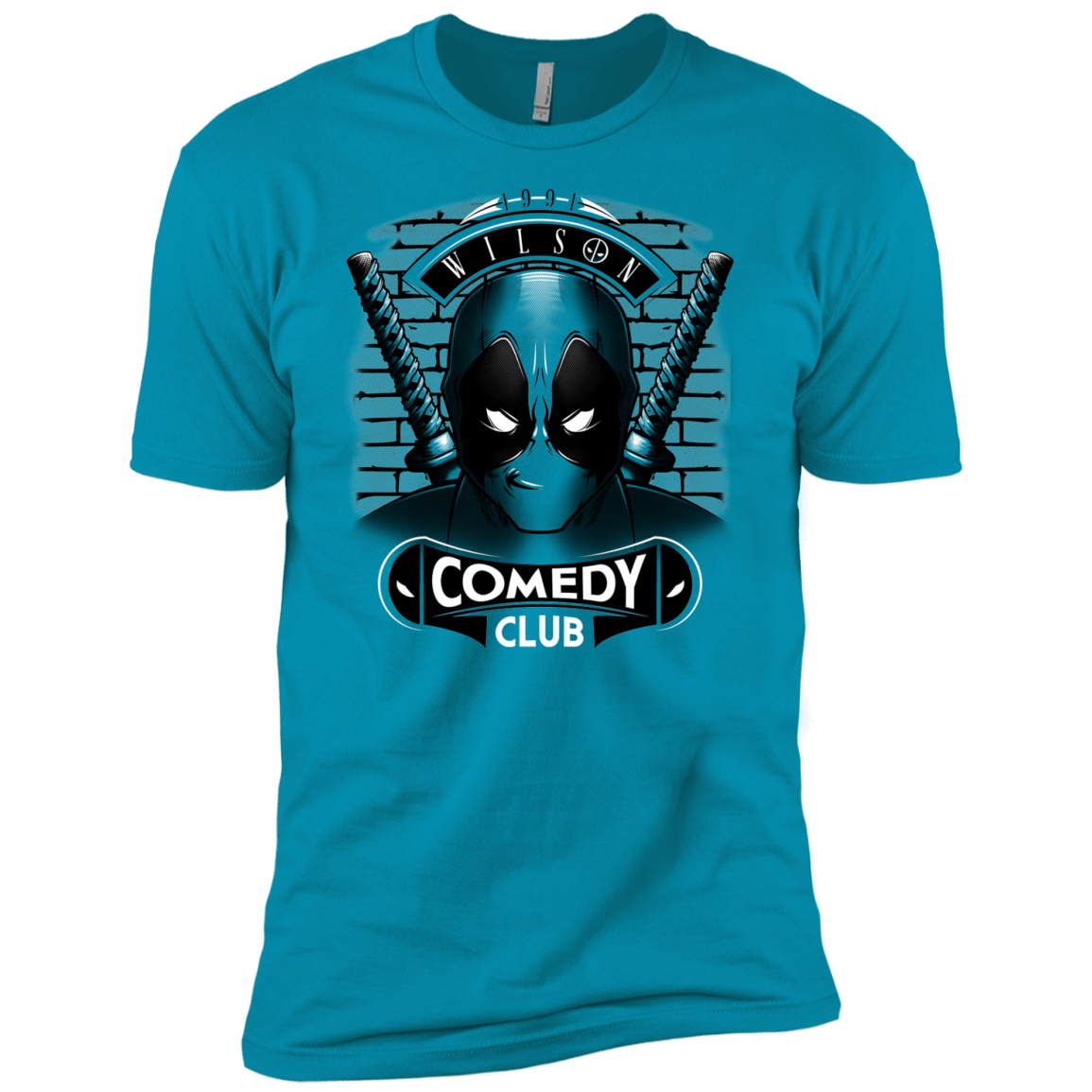 T-Shirts Turquoise / YXS Comedy Club Boys Premium T-Shirt